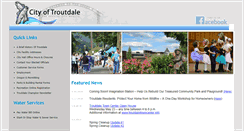 Desktop Screenshot of ci.troutdale.or.us